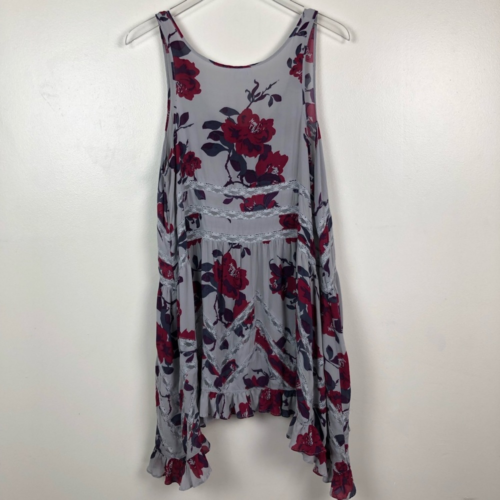 Free People Intimately Voile & Lace Trapeze Dress - Picture 8 of 8